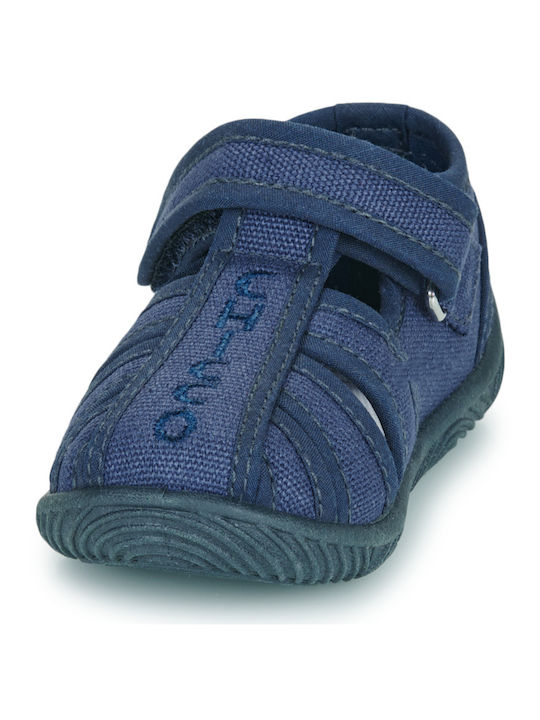 Chicco Бебешки пантофки за прегръдка Сини