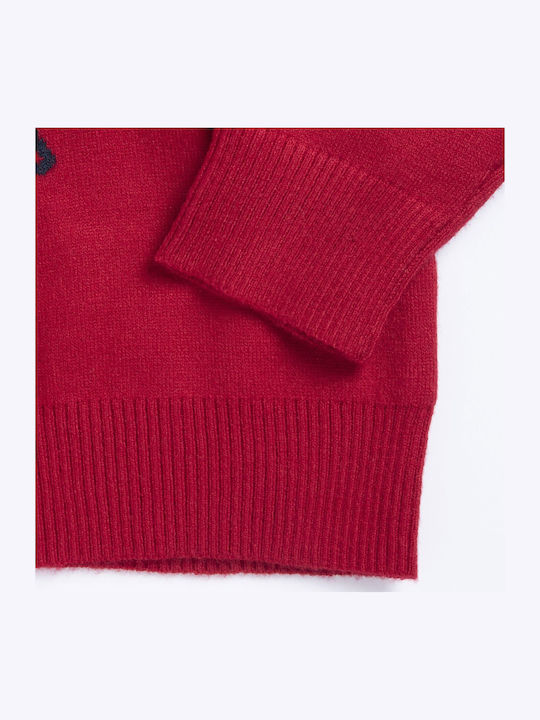 Kinderoberteile Langärmelig Roter Pullover