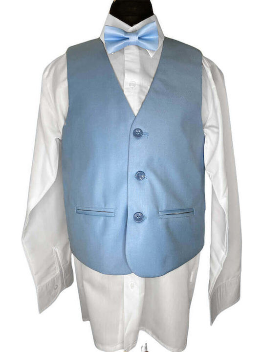 Kinderbekleidungssets Sommer 5Stücke Hellblau-blau Matteo