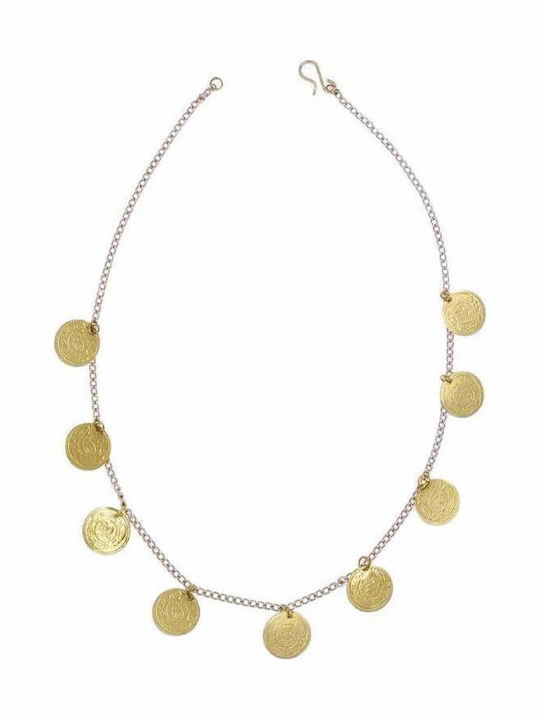 Παραδοσιακή Φορεσιά Δωδεκάνησα με Μαντήλι με 3 Σειρές Κολιέ