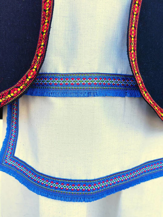 Traditionelle Kinderkostüm Mädchen Souliotissa mit Schal