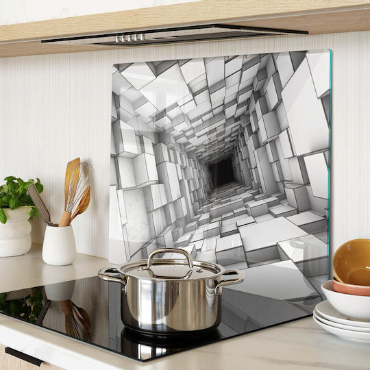 Tulup Schneidebrett Glas 60x52cm