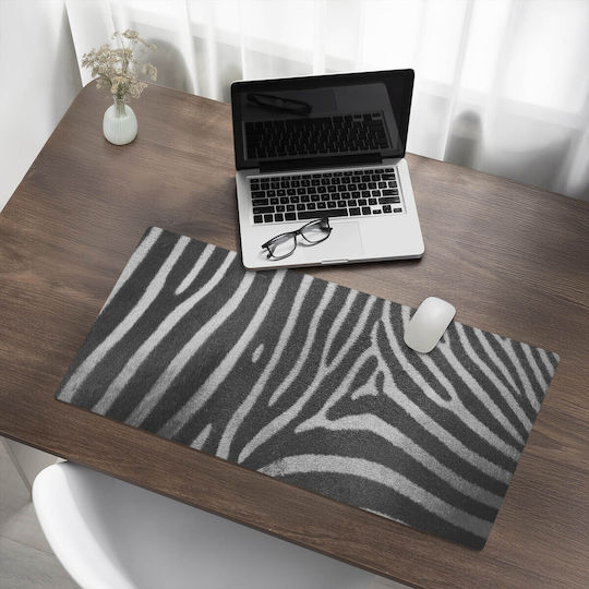 Modern Desk Pad Authentic Zebra Stripes 90x45 Cm