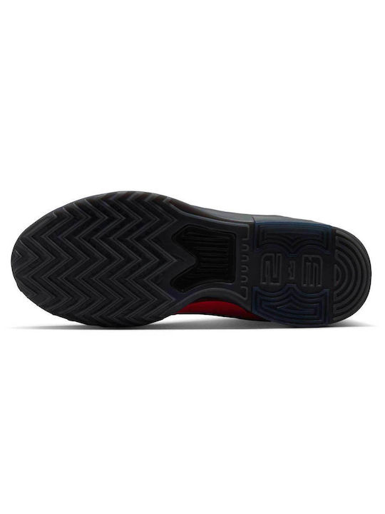 LeBron Witness 9 High Basketball Shoes Bright Crimson / Smoke Grey / Black