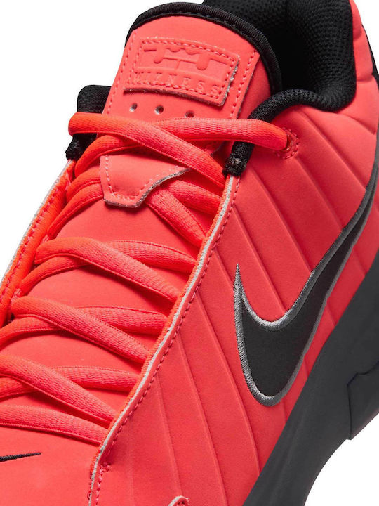 LeBron Witness 9 High Basketball Shoes Bright Crimson / Smoke Grey / Black
