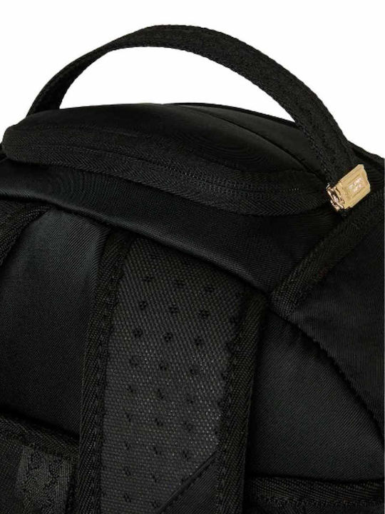 Sprayground School Backpack Junior High-High School Backpacks SHARK CENTRAL White Stencil Shark Black Nylon