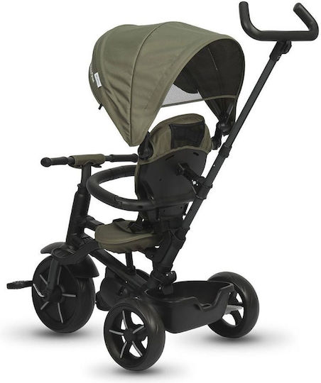 Q Play Rito Eva Star Foldable & Convertible Kids Tricycle For 10 Months Army Green