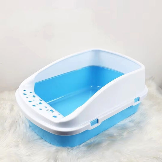 Котешка Тоалетна със Сито Светлосиня М50 x Ш34.5 x В21cm