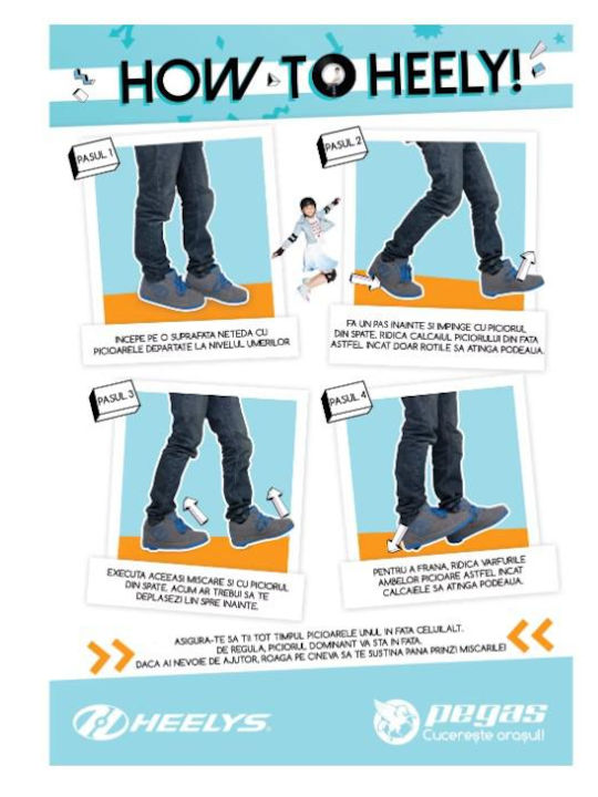 Adidași Copii Inalți Cu Roți Multicolori