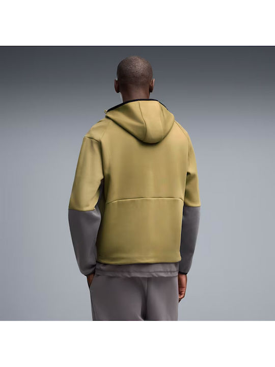 PUMA Hooded Cardigan Green