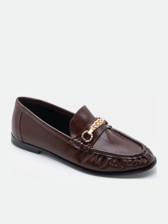 Women's Moccasins In Brown Colour