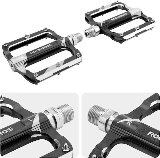 Rockbros Fahrradpedale Plattform Schwarz
