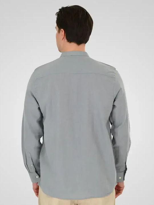 Langärmeliges Denim-Hemd Sea Mist