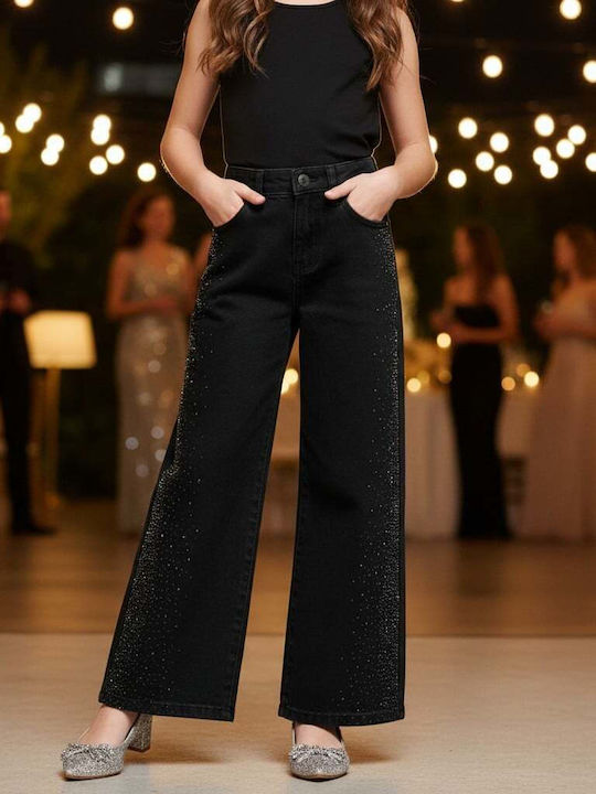 Nek Kids Wear Kids' Jeans Trousers Black