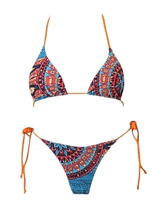 Bikini Set Triangle Orange