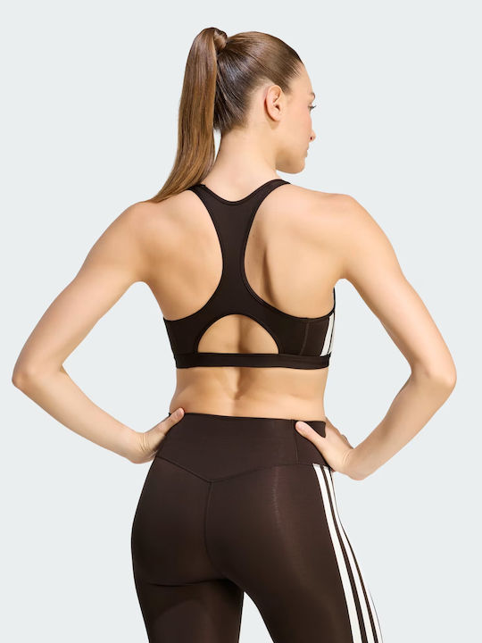 Essentials Sutien Sport Atletic Femei Maro