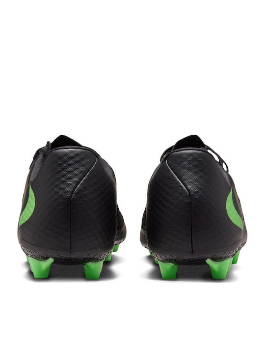 Nike Phantom 6 Low Academy AG Fußballschuhe mit Stollen Schwarz