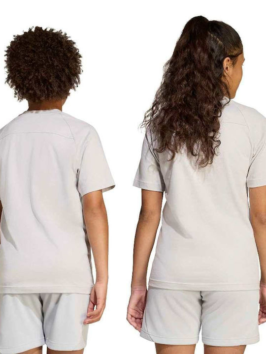 adidas Herrenblusen Kurzarm T-Shirt Hellgrau