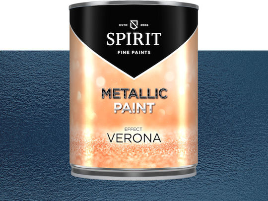 Spirit Verona Ефектна Боя Метални Перлени Частици 1л Тъмносиня