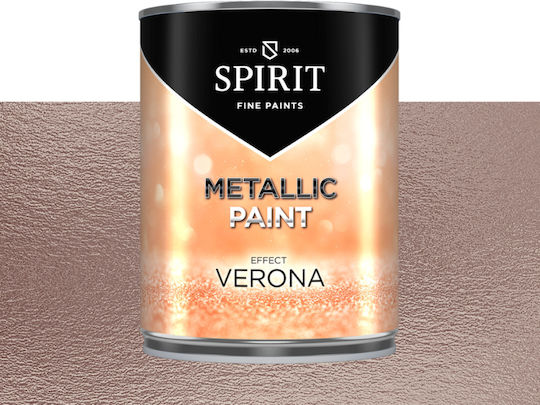 Декоративна Боя Spirit Verona Метални Перлени Частици 2.5л Светлокафява