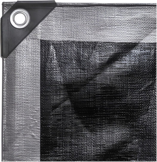 Prelată PE de înaltă densitate 3x8 m 260 g/m² cu inele metalice impermeabilă rezistentă la UV și îngheț