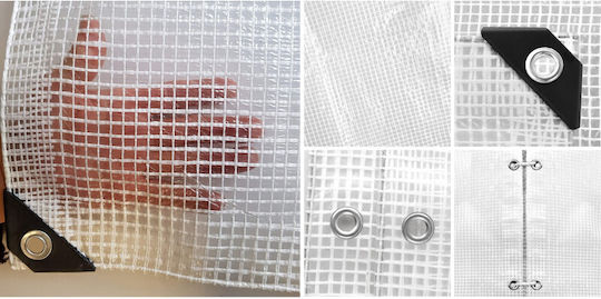 Prelată Reforțată 8x12 M Impermeabilă Inele De Fixare 100 G/m²