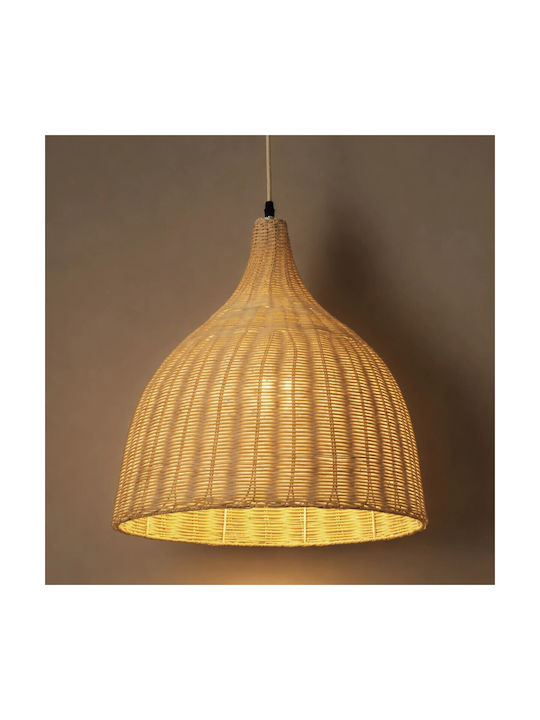 kelvo Bahamas Beige Boho Ceiling Pendant Light with E27 Socket 45x45x47cm
