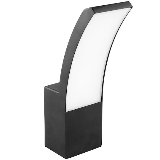 Фенер За Градина Външен Пространство Вградено LED Стенен 12W 4000K Agos Lumiled