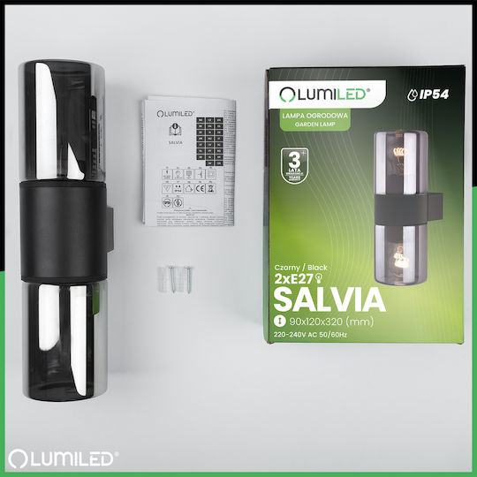 Aplica De Grădină Pentru Exterior 2x E27 Salvia