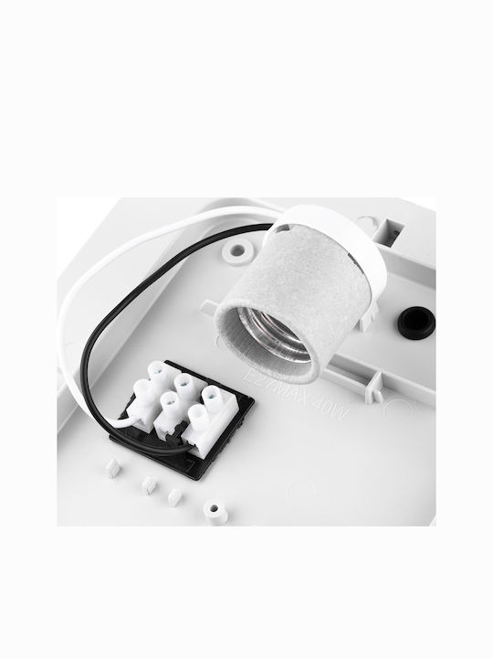 Lecos Lumiled Wandmontierte Außenbeleuchtung E27 Integrierte LED 25cm