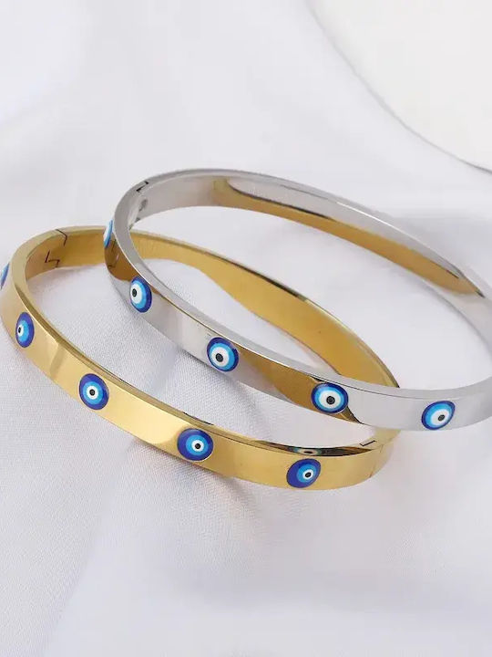 Women's Bracelet Handcuffs with Eye Design in Steel
