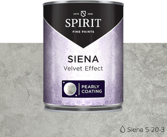 Spirit Siena Декоративна мазилка Pearl Sheen Cloud Tool 2.5l Сива