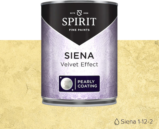 Spirit Siena декоративна мазилка Pearl Sheen Cloud Tool 1l жълта