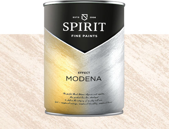 Декоративна Боя Spirit Modena Кварцов Пясък Перлени Пигменти 1л Светло Прасковена