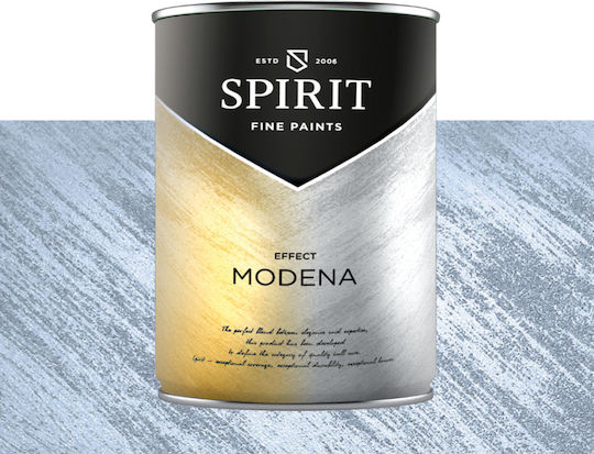 Dekorative Farbe Spirit Modena Perlenpigmenteffekt Pinsel 2,5l Blauer