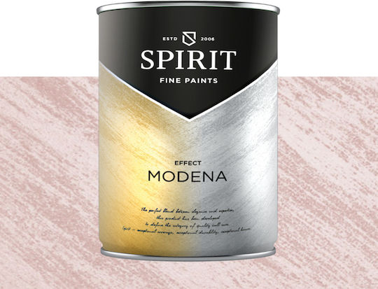 Декоративна Боя Spirit Modena Перлени Пигменти Ефект Четка 2.5л Перлено Розова