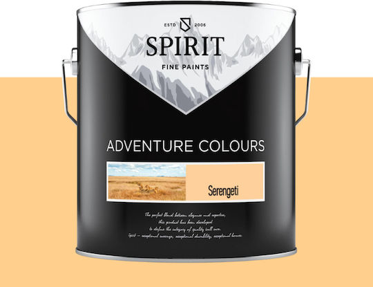 Spirit Adventure Colours Serengeti Стенна Боя Лесна За Поддръжка Чиста 2.5л Жълто Бежово