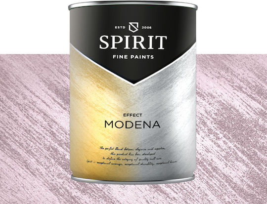 Декоративна Боя Spirit Modena Кварцов Пясък Перлени Пигменти 2.5л Розова