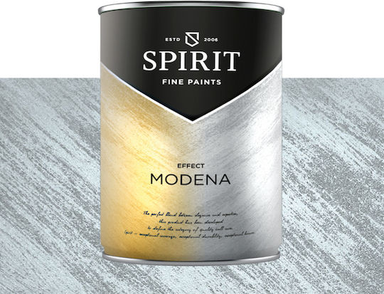 Декоративна Боя Spirit Modena Quartz Пясъчен Перлен Пигмент 2.5л Светлосин Меланж
