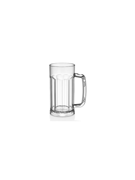 XM-Casa Set of Glass Beer Glasses 340ml 6 Pieces