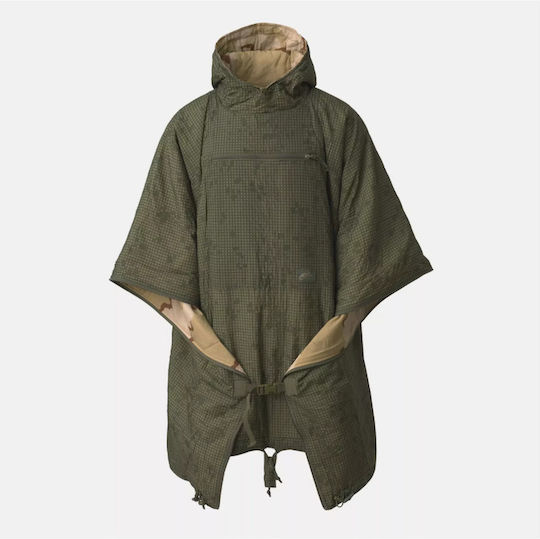 Poncho Helikon-Tex Reversibil Swagman Roll Poncho Termic Multifuncțional Mitchell Camo Leaf Mitchell Camo Clouds