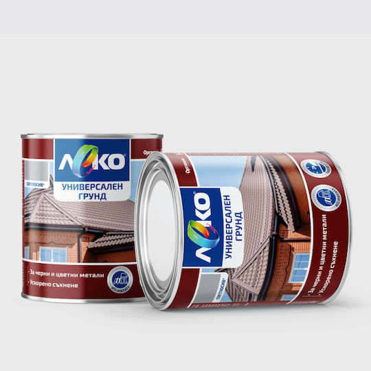 Universal Primer Leko Metal Surfaces Alkyd Base 0.90l Light Gray