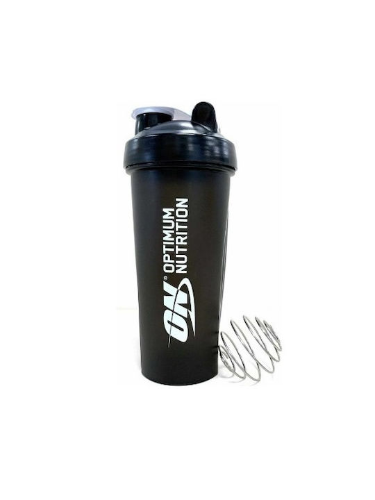 Optimum Nutrition Proven Plastic Protein Shaker 600ml Black