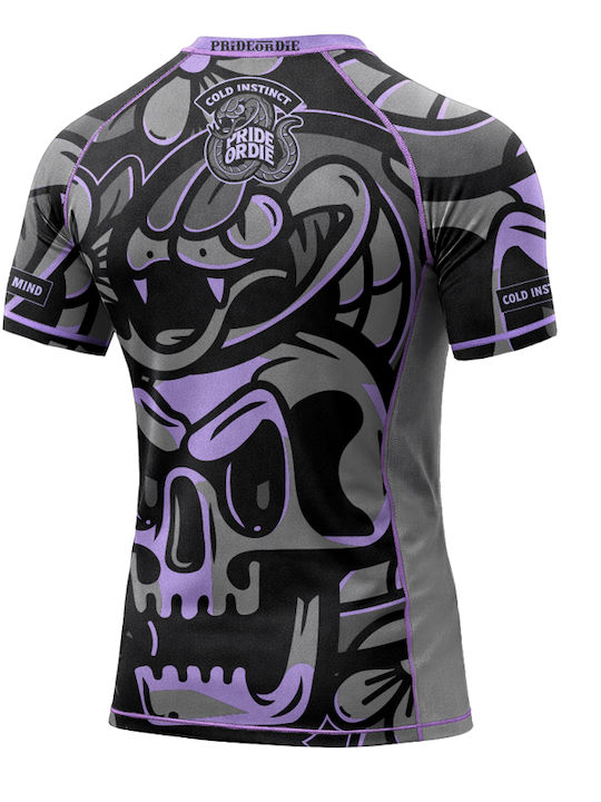 PrideOrDie Tricou Pentru Bărbați Mâneci Scurte POD313 Pentru Jiu-Jitsu Gri PrideOrDie Tricou Pentru Bărbați Mâneci Scurte POD313 Pentru Jiu-Jitsu Gri