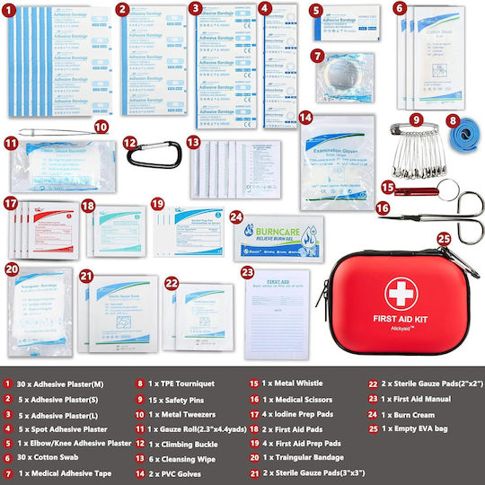 First Aid Kit Bag with Equipment