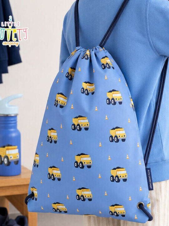A Little Lovely Company Kids Pouch Bag Light Blue