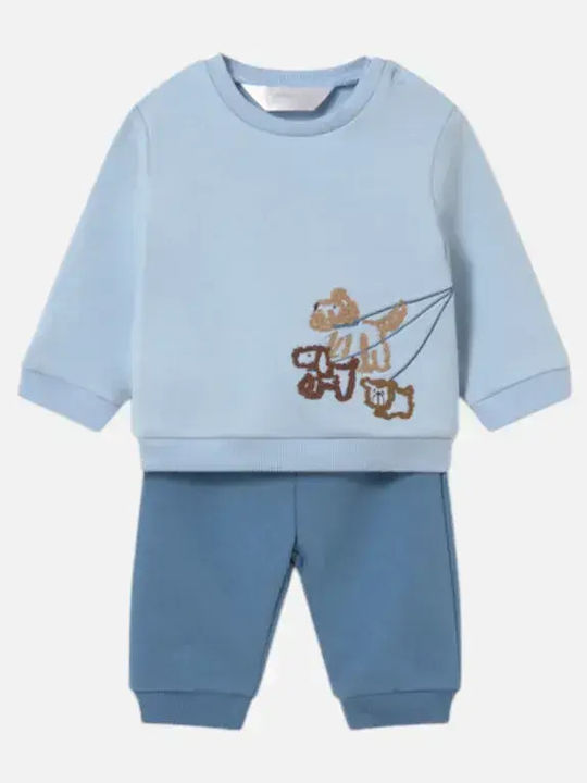 Kids Sweatpants Set Ecru 4 Pieces