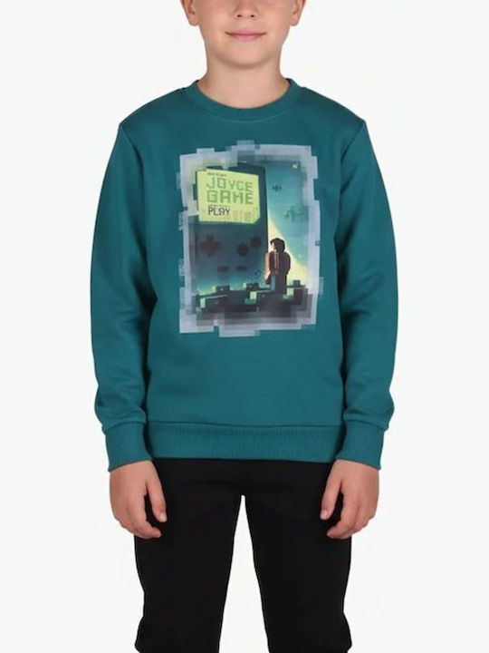 Kids Sweatpants Set Petrol Blue