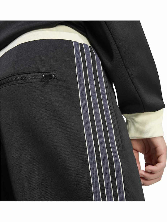 Stadium Herren-Sweatpants Fußball Jogginghose Ohne Bündchen Schwarz