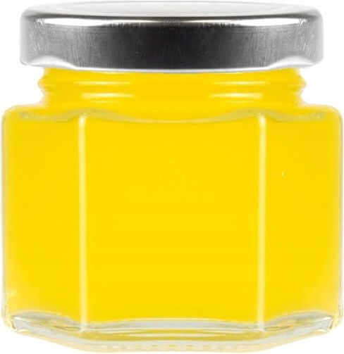 50ml Hexagonal Glass Jar Spices Honey